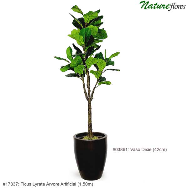 Ficus Lyrata Rvore Artificial M Nature Flores