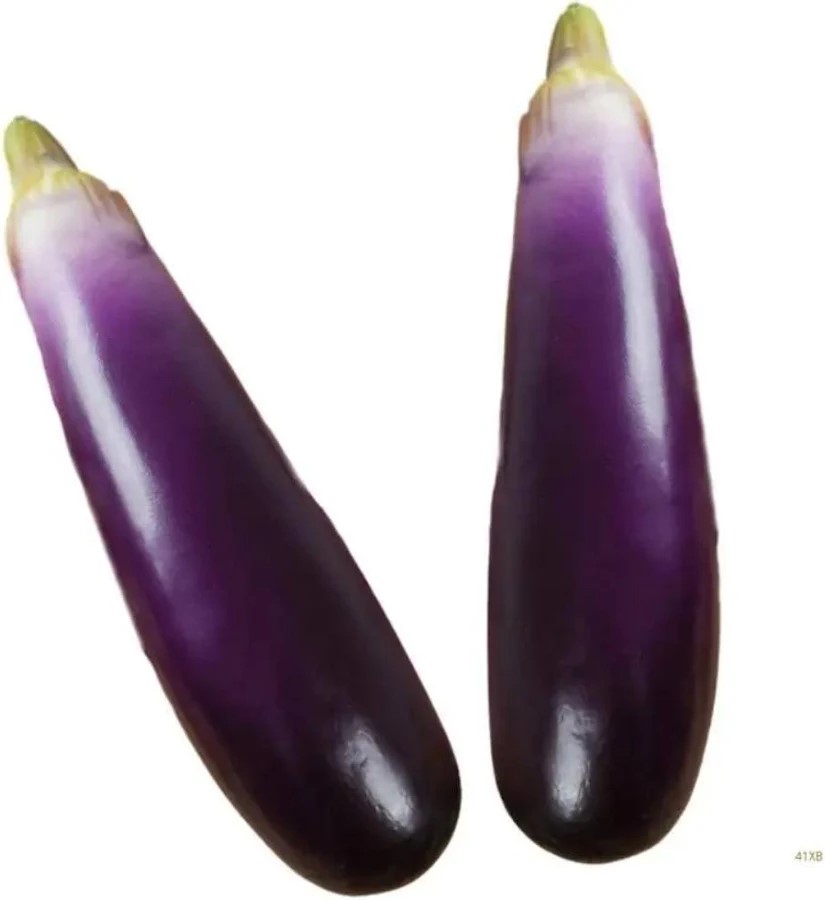 Berinjela Legume Artificial 6 unidades (21cm)