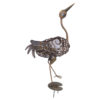Pássaro Tropical 1 com estaca (26x13x64cm) - bronze