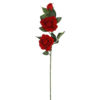 Rosa 3 flores permanente (70cm) - vermelho