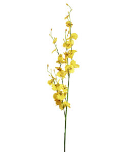 Orquídea Chuva de Ouro Amarelo Flor Artificial (90cm)