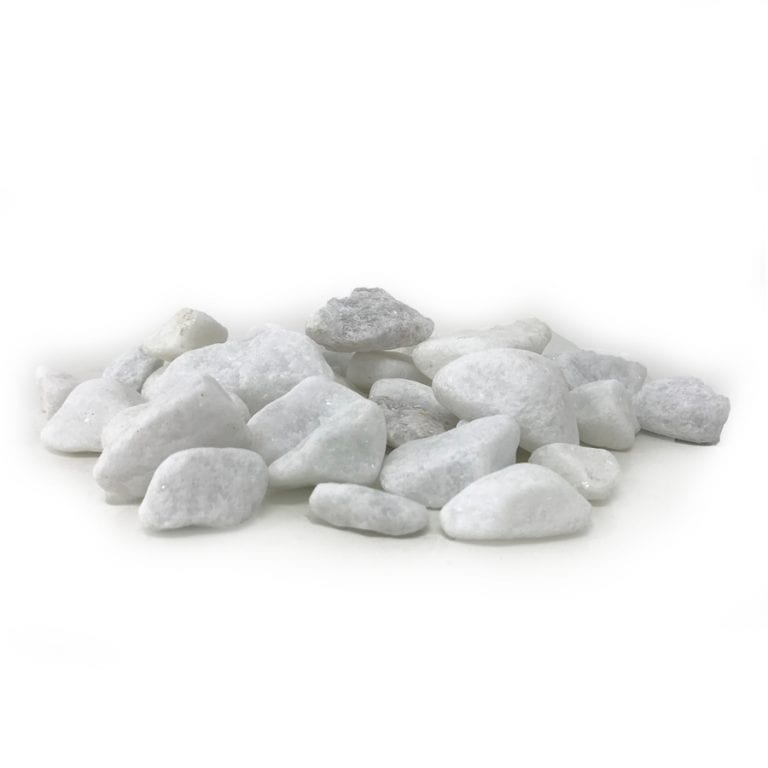 Pedra Ornamental Branca II para Forração - 1kg