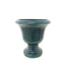 Vaso Taça Esmaltado Fibra Jardim (41x43cm) - azul verniz