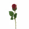 Botão de Rosa Galho de Flor Artificial (53cm)