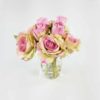 Buquê de Rosas Rosa Mesclado Artificial 10FL (50cm) - Image 5