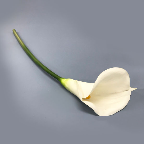 Copo de Leite Branco Galho Floral Artificial (70cm) - Nature Flores
