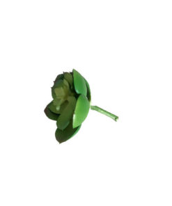 Rosa de Pedra Mini Suculenta Artificial (7cm) - verde