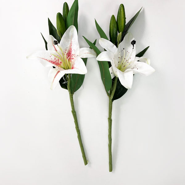 Lírio Artificial em Silicone (44cm) - Nature Flores