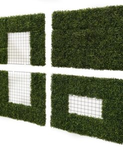 Painel Buxinho Jardim Vertical Artificial (100x80cm)