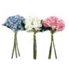 Hortênsia Ramalhete com 3 Hastes (33cm)