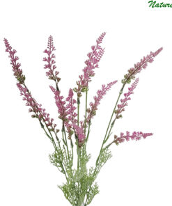 #08675: Lavanda Silvestre Buquê Flor Artificial 5H (50cm) - lilás