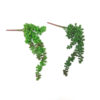 Colar-de-Pérolas Suculenta Verde Pendente Artificial (37cm)