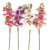 Orquídea Borboleta 3D 8FL Flor Artificial (80cm)