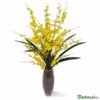 Folha de Orquídea Oncidium 5F Artificial (60cm)