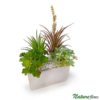 #59943: Vaso Cimento Retangular Cinza Soria (15x8x9cm)