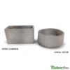 Vaso Cimento Cinza Soria (7-9cm)