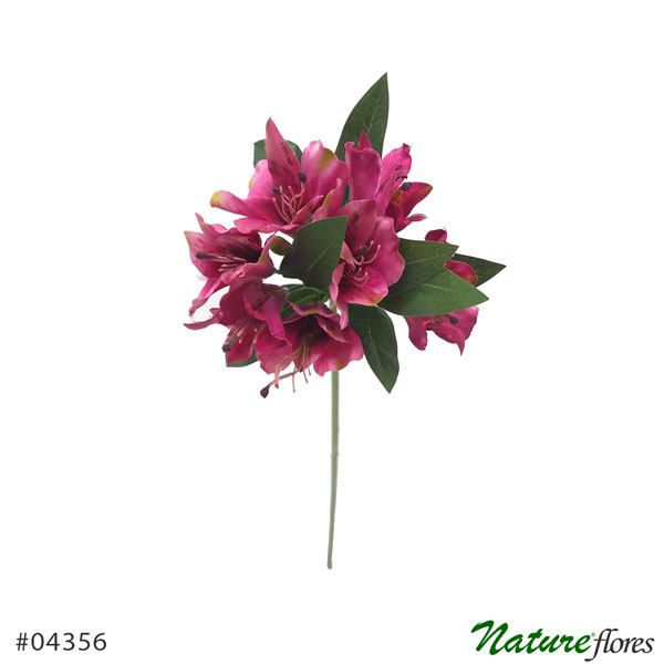 #04356: Astromélia Galho Flor Artificial (47cm) - pink