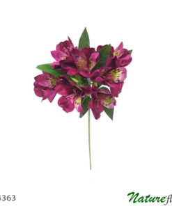 #04363: Astromélia Galho Flor Artificial (47cm) - maúve