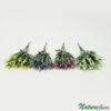Mini Lirio Pick Flor Artificial acompanha Seis Hastes individuais de arame maleável com aproximadamente 27 cm de altura.