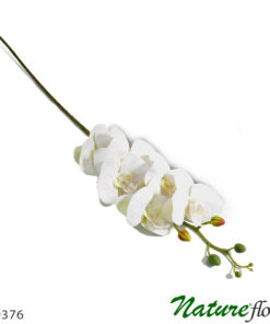 #60376: Orquídea Branca Phalaenopsis em Silicone 6F (94cm)
