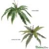 Samambaia Buquê Pendente Artificial 13F (60cm)