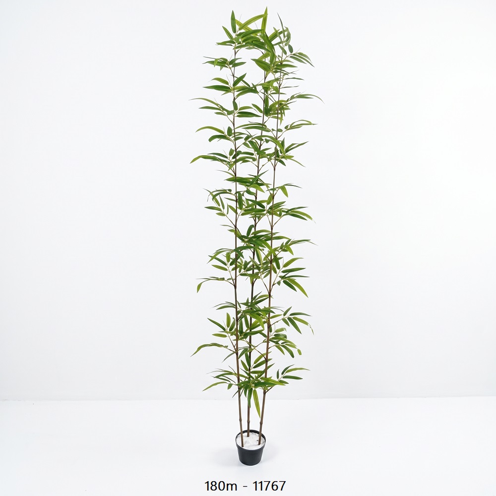Bambu Áurea 3H Árvore Semi-Artificial – Verde Oliva - Imagem 5