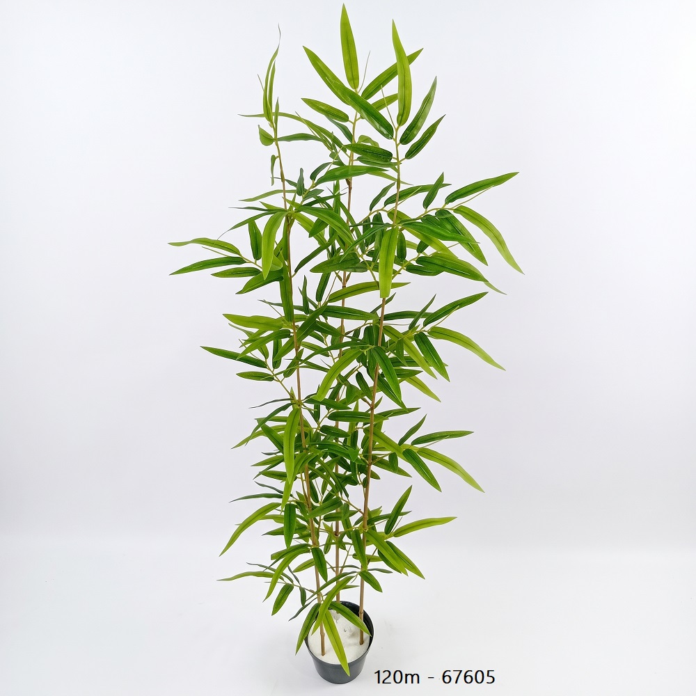 Bambu Áurea 3H Árvore Semi-Artificial – Verde Oliva - Imagem 3