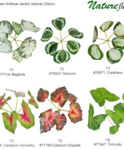 Folhagem Artificial Jardim Vertical Misto (30cm)