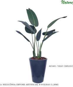 Helicônia Verde Árvore Artificial (1,70m)
