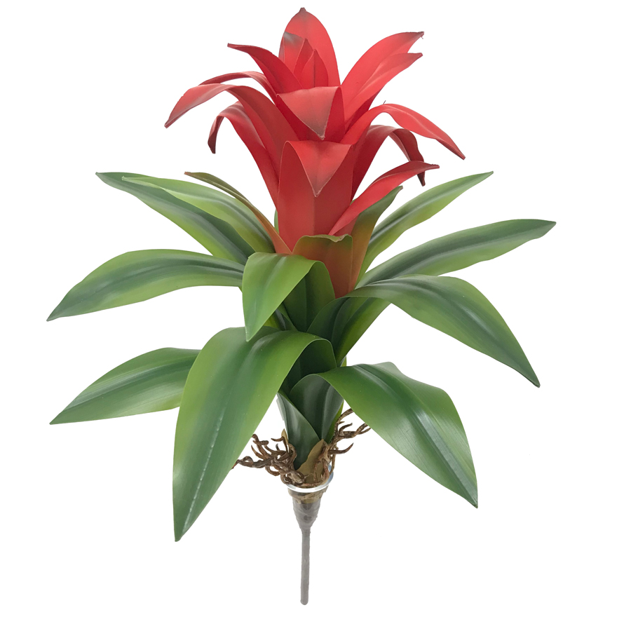 Bromélia em Silicone Planta Artificial (48cm) - Imagem 5