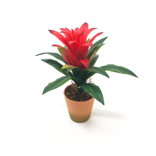 Bromélia em Silicone Planta Artificial (48cm) - Imagem 3