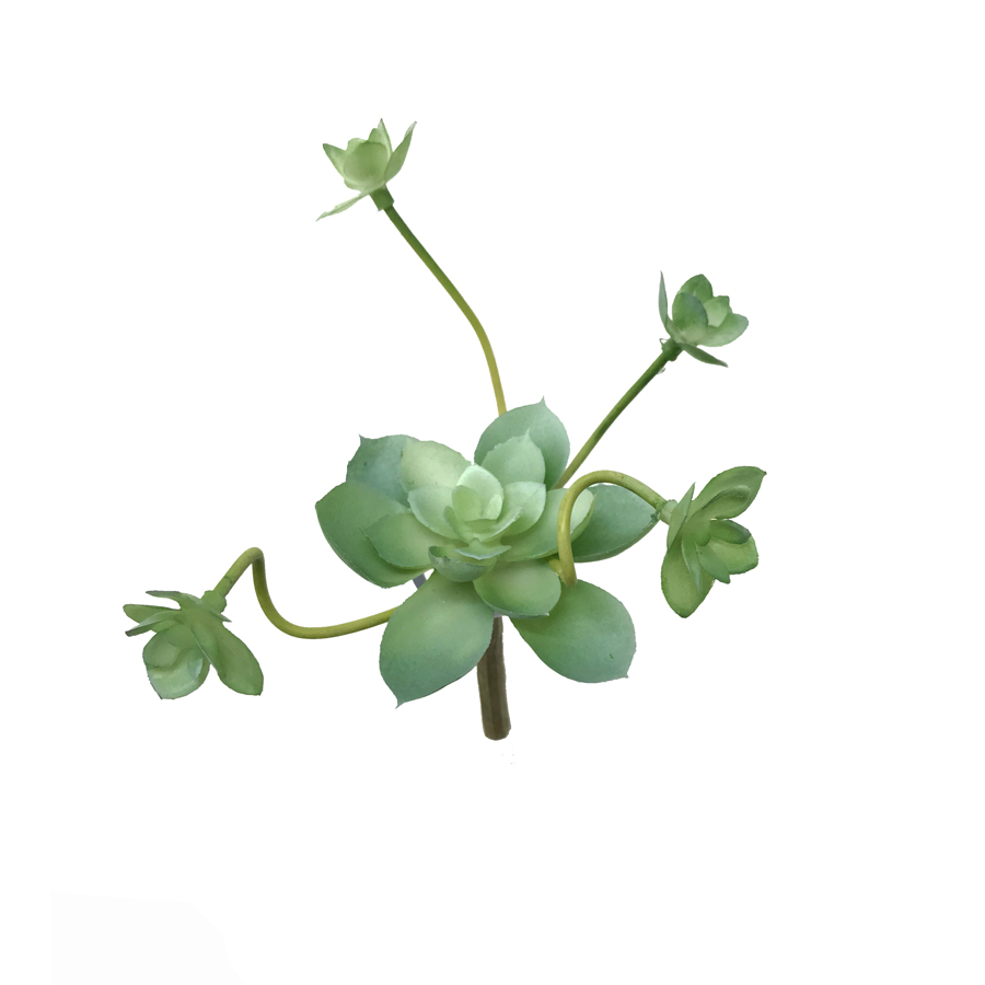 Rosa de Pedra Mini Artificial com Broto (8cm) - Imagem 4