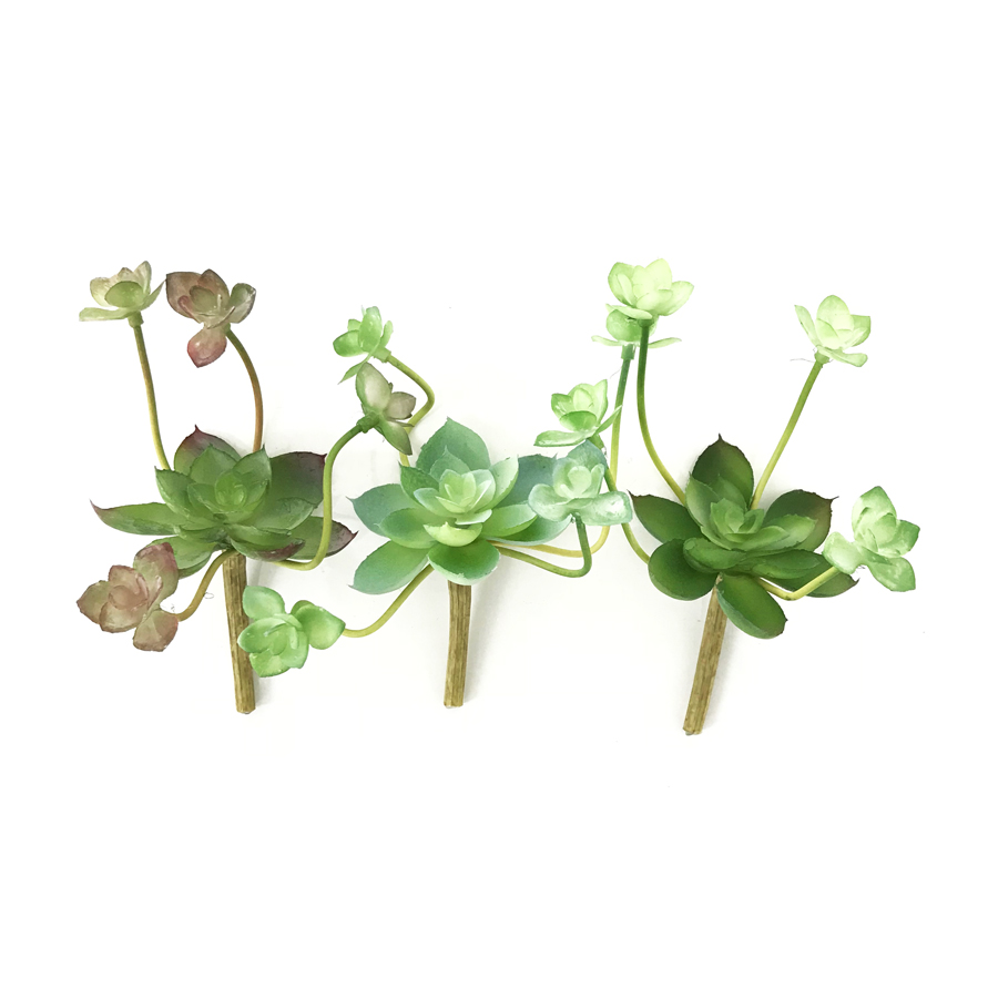 Rosa de Pedra Mini Artificial com Broto (8cm)