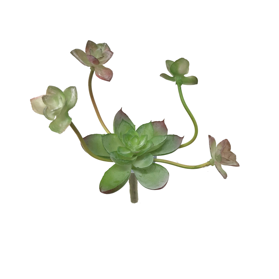 Rosa de Pedra Mini Artificial com Broto (8cm) - Imagem 3
