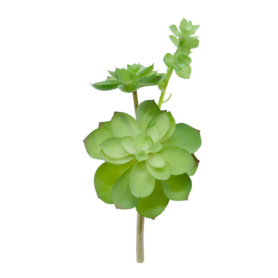 Rosa de Pedra Artificial com Broto (26cm) - Imagem 3