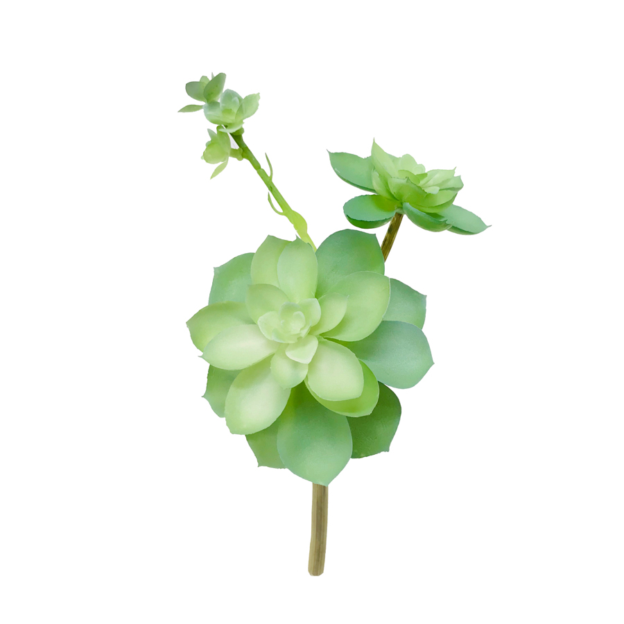 Rosa de Pedra Artificial com Broto (26cm) - Imagem 4
