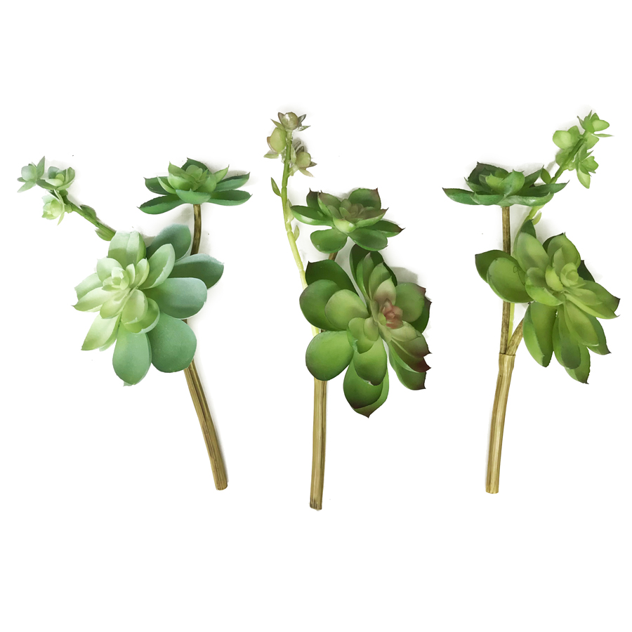 Rosa de Pedra Artificial com Broto (26cm)