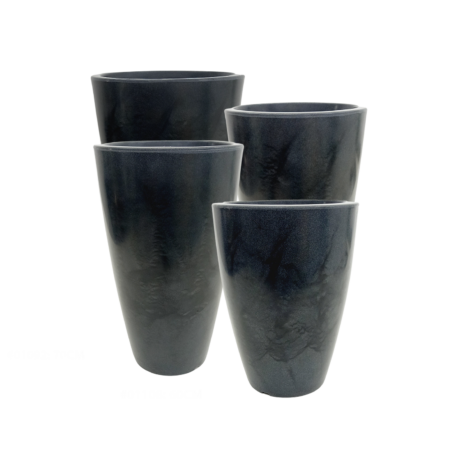 Vaso Pérola Cônico Cinza (40 - 70 cm)