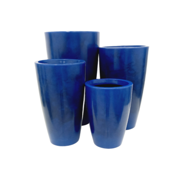 Vaso Pérola Cônico Azul Royal (40 - 70 cm)