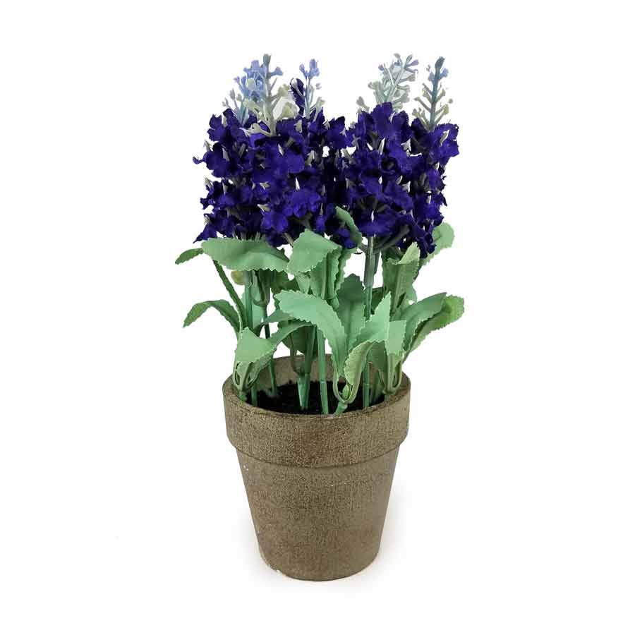 Vaso de Lavanda Arranjo Artificial (20cm) - Imagem 5