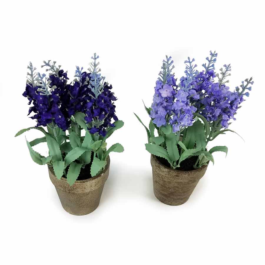 Vaso de Lavanda Arranjo Artificial (20cm) - Imagem 4