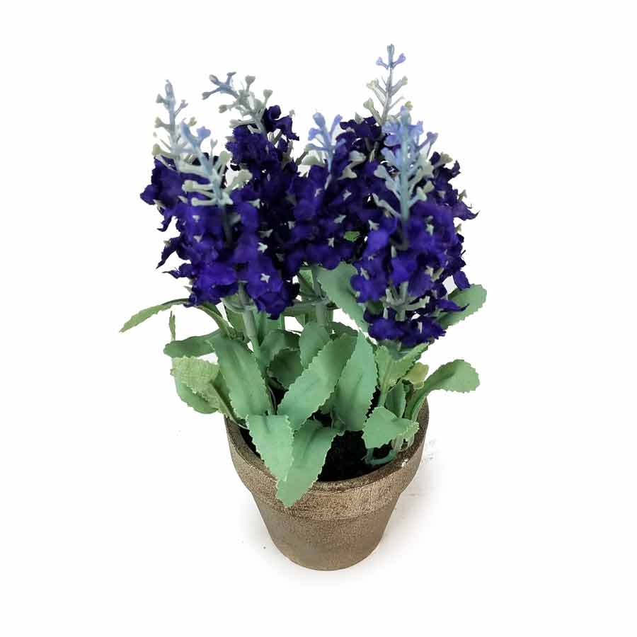 Vaso de Lavanda Arranjo Artificial (20cm) - Imagem 6