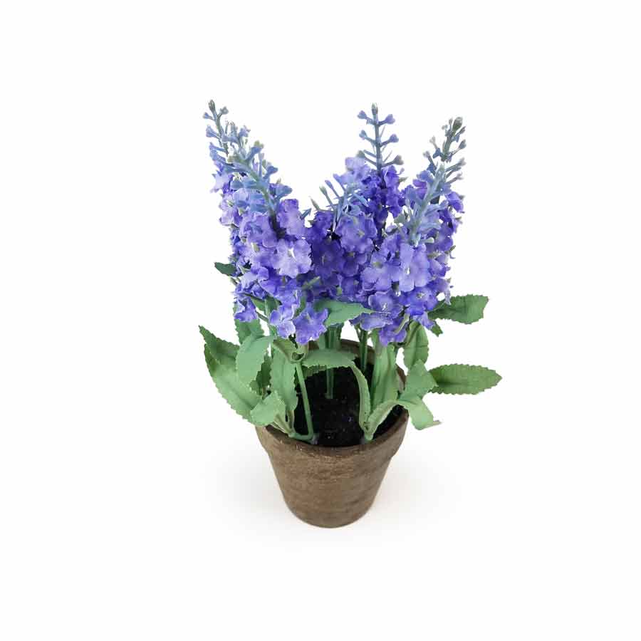 Vaso de Lavanda Arranjo Artificial (20cm) - Imagem 8