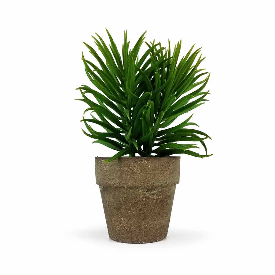 Vaso Aloe Suculenta Artificial (16cm)