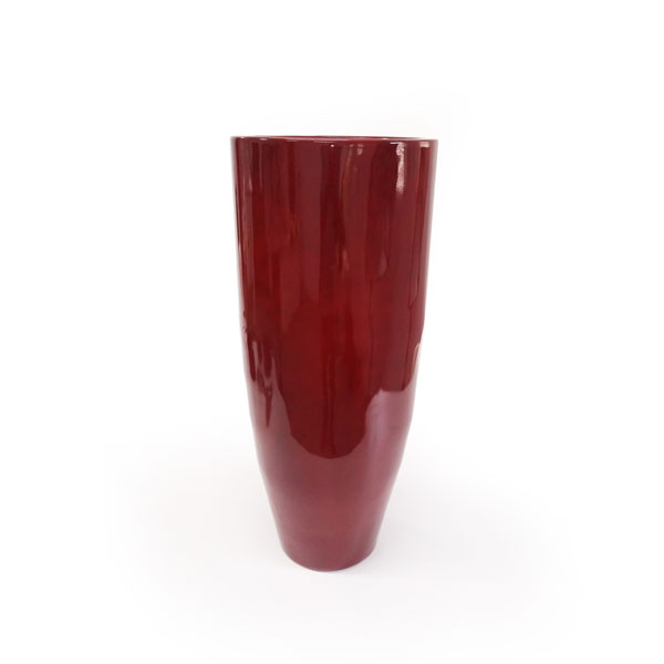 Vaso Dixie em Polietileno Cônico Alto - Vermelho Royal - Imagem 4