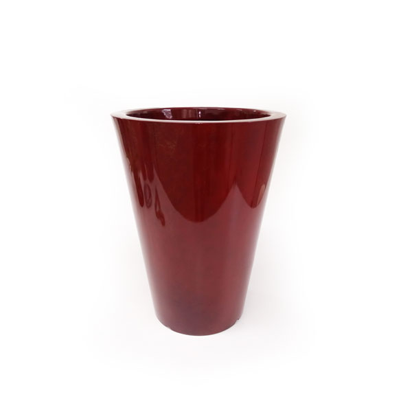 Vaso Dixie em Polietileno Cônico Alto - Vermelho Royal - Imagem 6