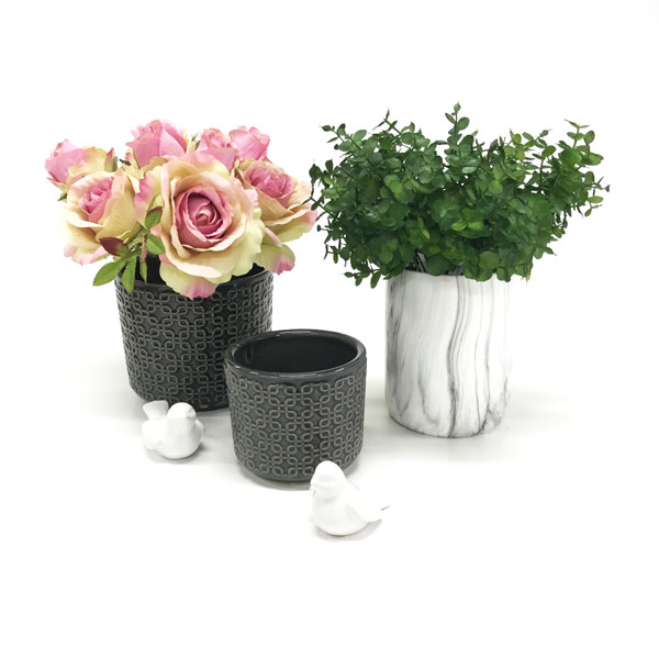 Buquê de Rosas Rosa Mesclado Artificial 10FL (50cm) - Imagem 2