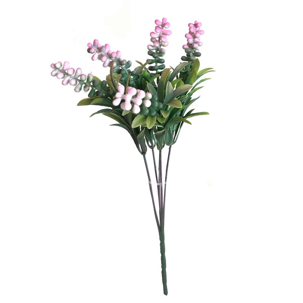 Lilac Buquê Flor Artificial 5H (35cm) - Imagem 7