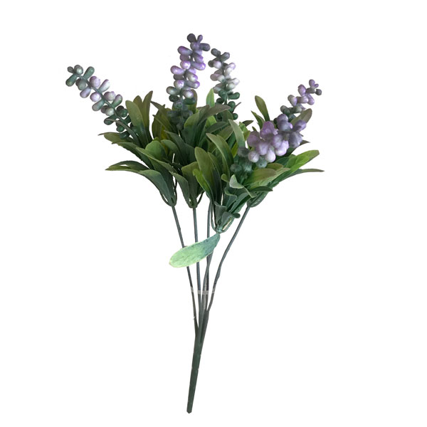 Lilac Buquê Flor Artificial 5H (35cm) - Imagem 9