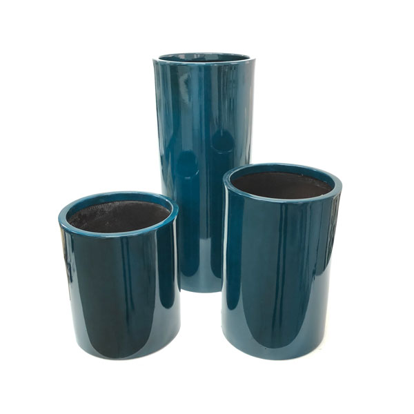 Vaso Dixie em Polietileno - Azul Verniz - Imagem 2
